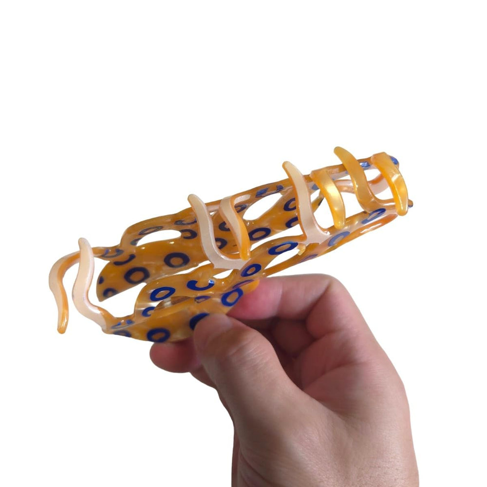 OMG Decor gift-ready blue octopus clip in elegant packaging.
