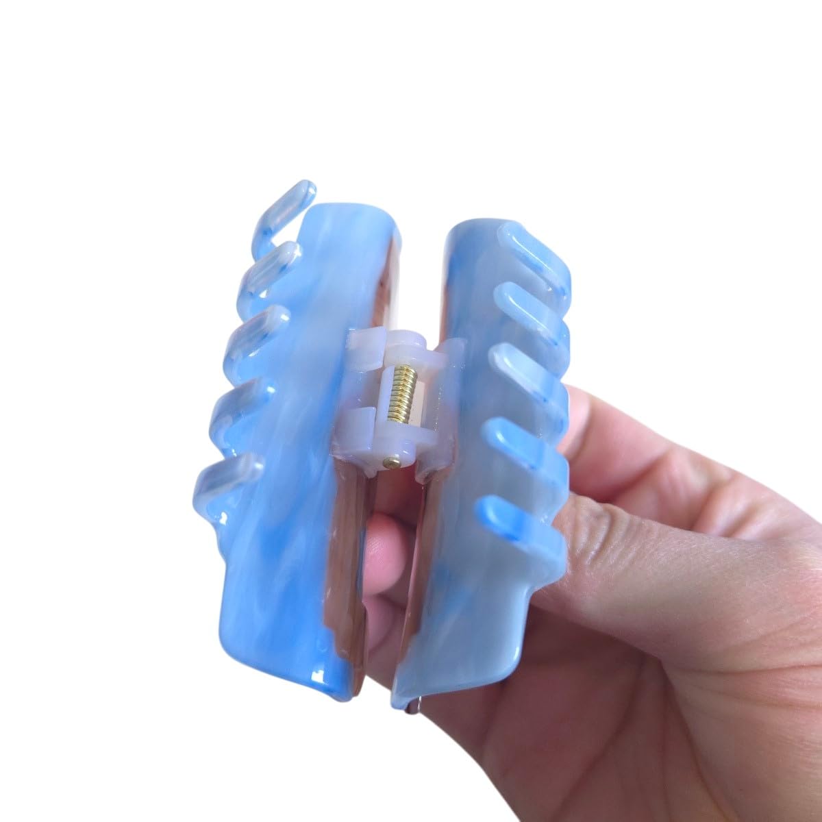 OMG Decor otter clip with durable alloy springs secures your look