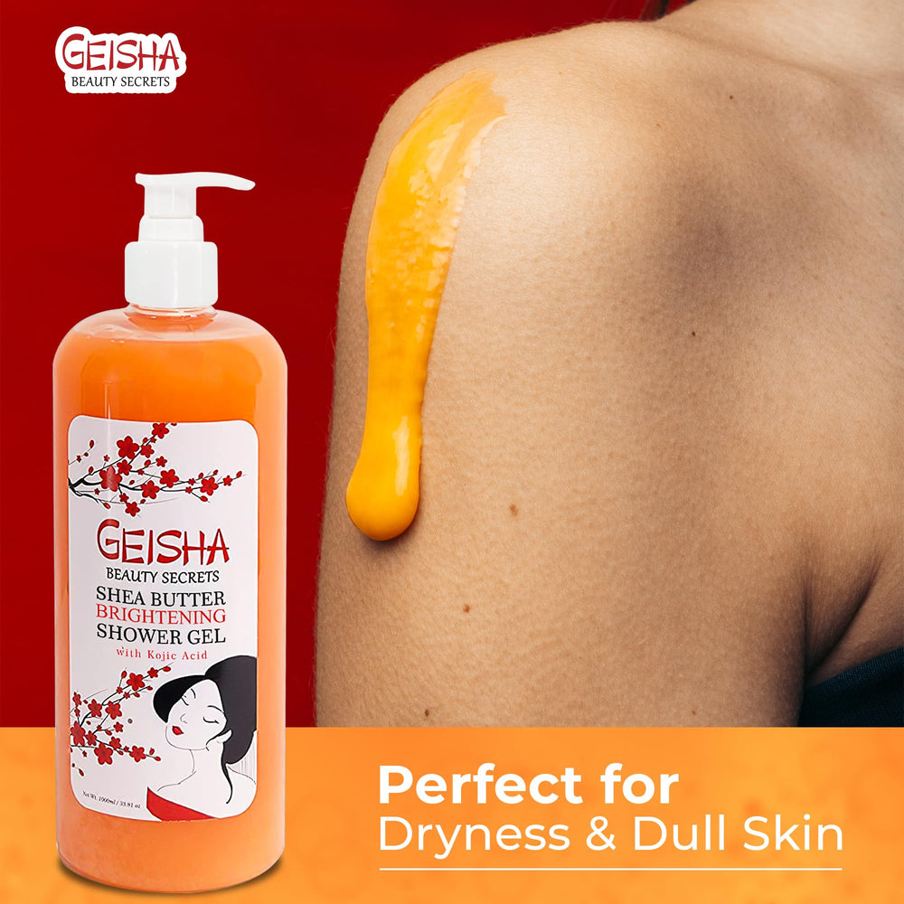 OMIC Geisha coconut oil and shea butter closeup emphasizes deep hydration and skin softness.