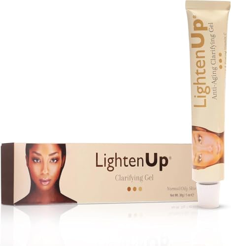 OMIC Lighten-Up applying gel on face demonstrates gentle evening-out of skin tone