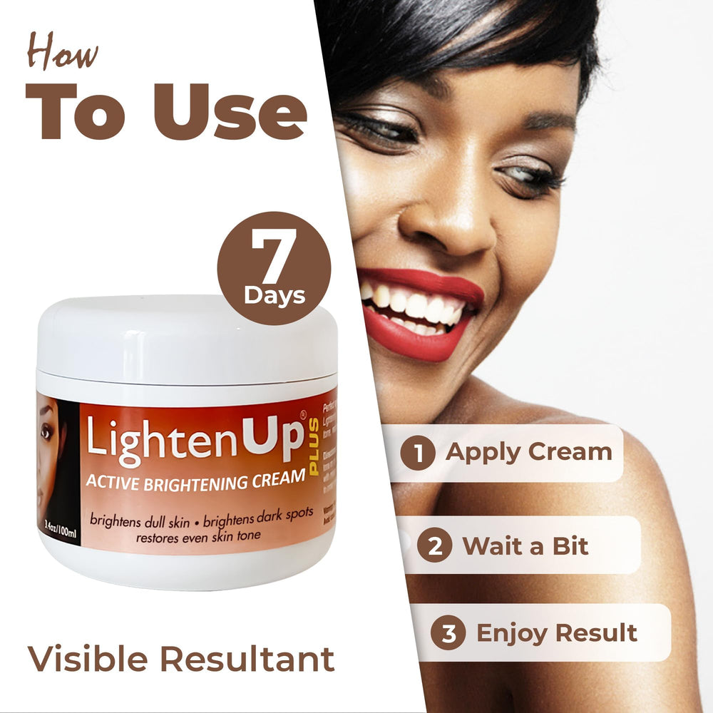 OMIC Lighten-Up Plus texture swirl reveals creamy formula for smooth, hydrated skin.
