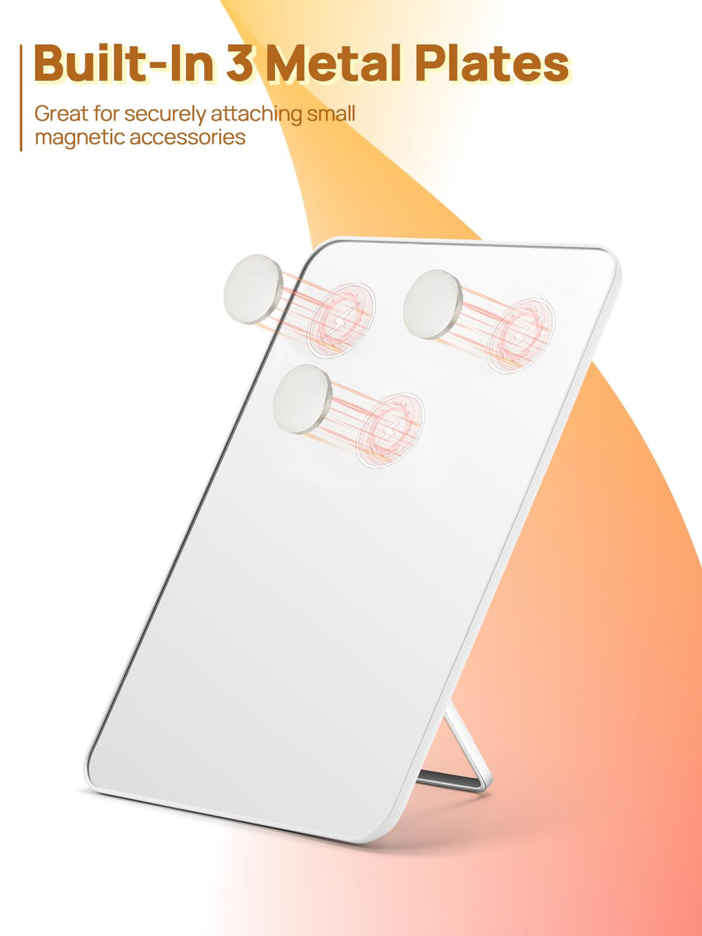 OMIRO Magnetic Locker Mirror travel version 8x5-inch compact fits bags and trips.