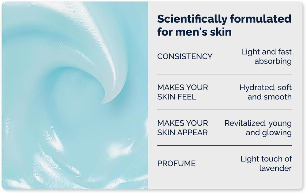 Omnis Uomo night routine setup featuring the face cream for evening care.