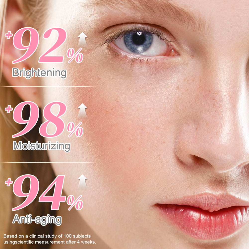 Omplen eye serum texture being applied to delicate under-eye skin.