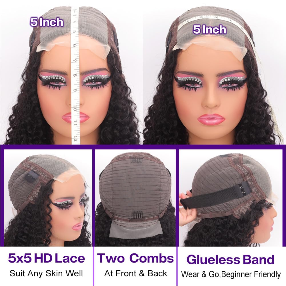 Omswet Glueless cap design enables quick wear and comfortable fit.
