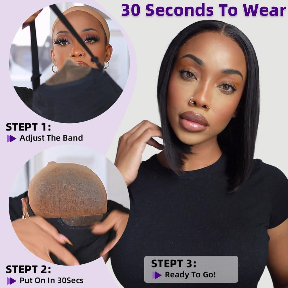 Omswet wig heat-styling ready to create multiple looks without sacrificing texture.