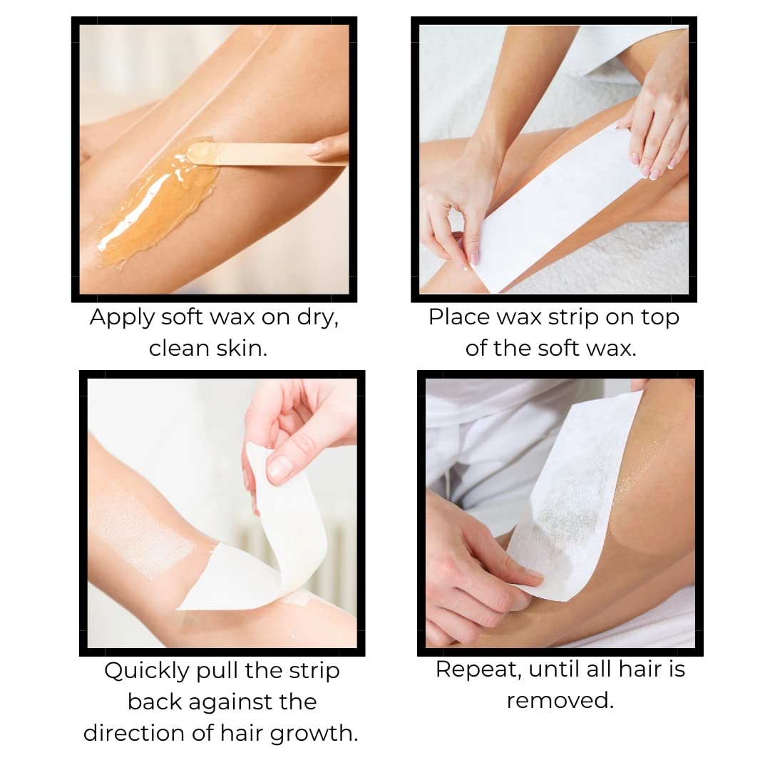 OMWAH epilating strips in 400-count package for long waxing sessions