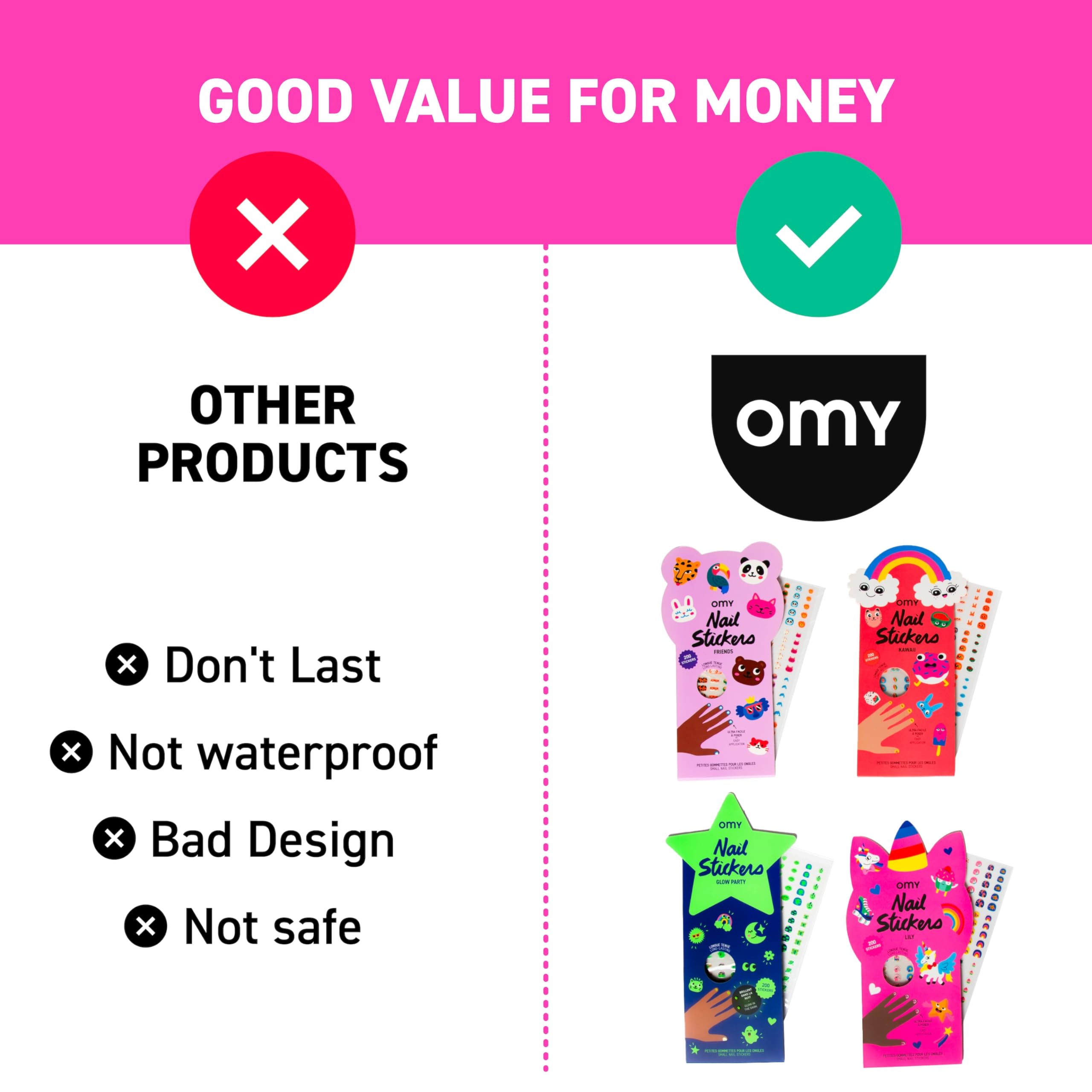 Omy safe non-toxic design brings magical fun to young crafters.