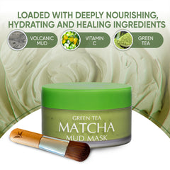Once Upon A Tea volcanic mud minerals close-up indicating pore-clearing skin benefits