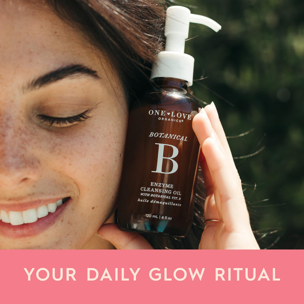One Love Organics Botanical B Enzyme Cleansing Oil fragrance-free formula