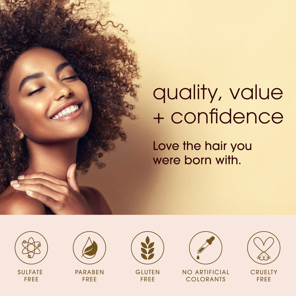 One N' Only aftercare moisture repair with color-safe shampoo and conditioner.