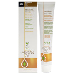 One N' Only argan color 2N black tube close-up for even deposition.