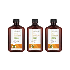 One 'N Only Argan Oil Hair Treatment bottle-front demonstrates lightweight hydration for all hair types.