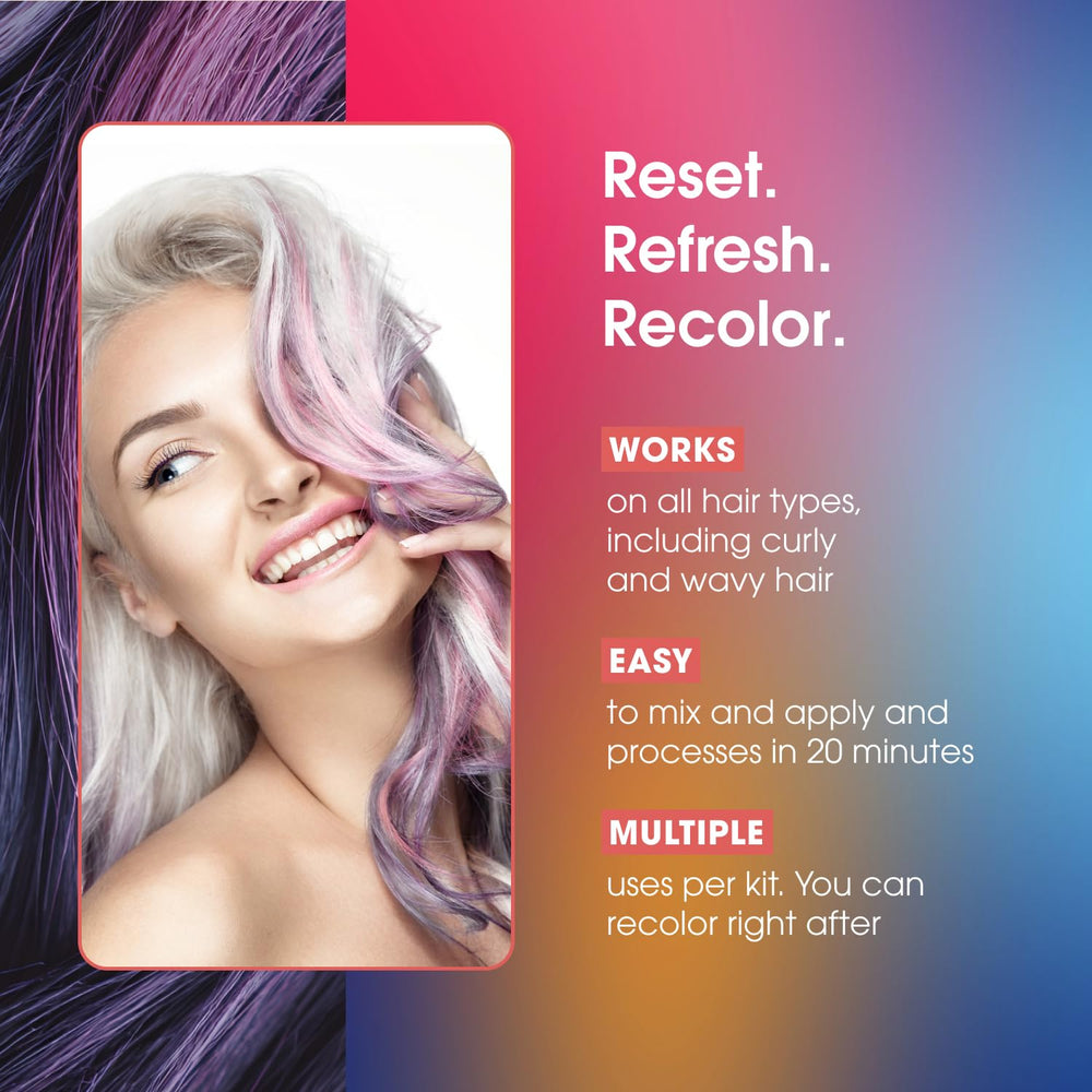 One 'N Only Colorfix Semi-Permanent Hair Color Remover Kit with Argan ...