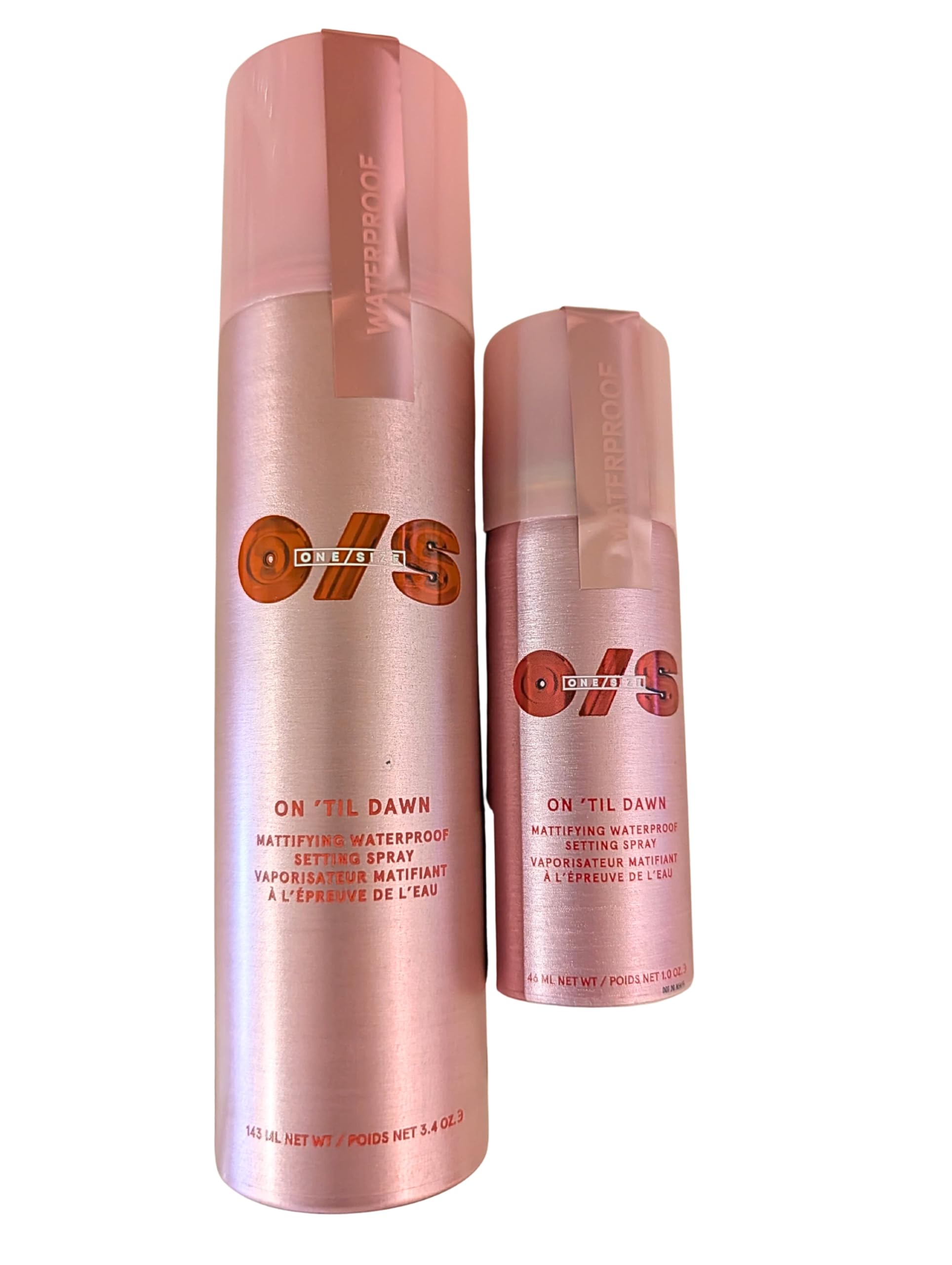 One Size On ’Til Dawn travel-size bottle for on-the-go shine control and touch-ups.
