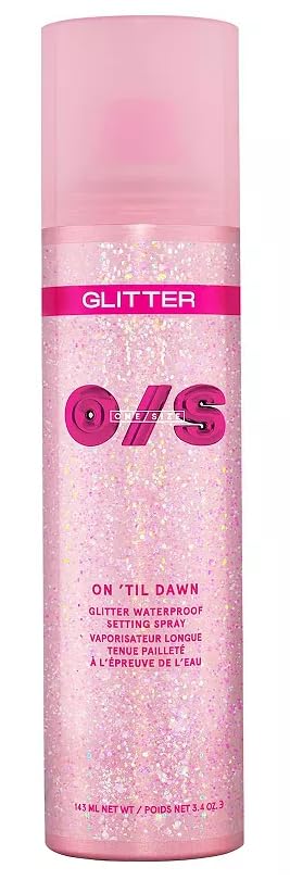 One Size On 'Til Dawn bottle pour demonstrates spray action delivering long-lasting hold