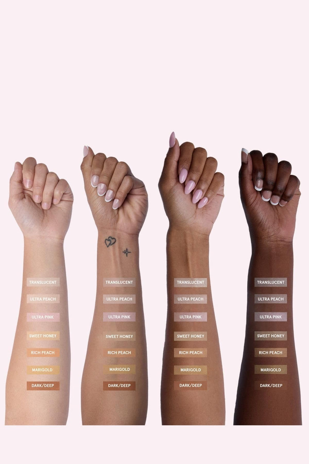 One Size Ultimate Blurring Setting Powder 24-hour matte finish on skin