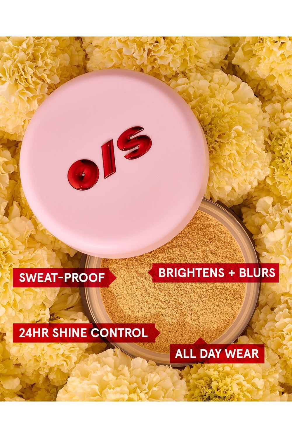 One Size Ultimate Blurring Setting Powder no-flash finish for photos