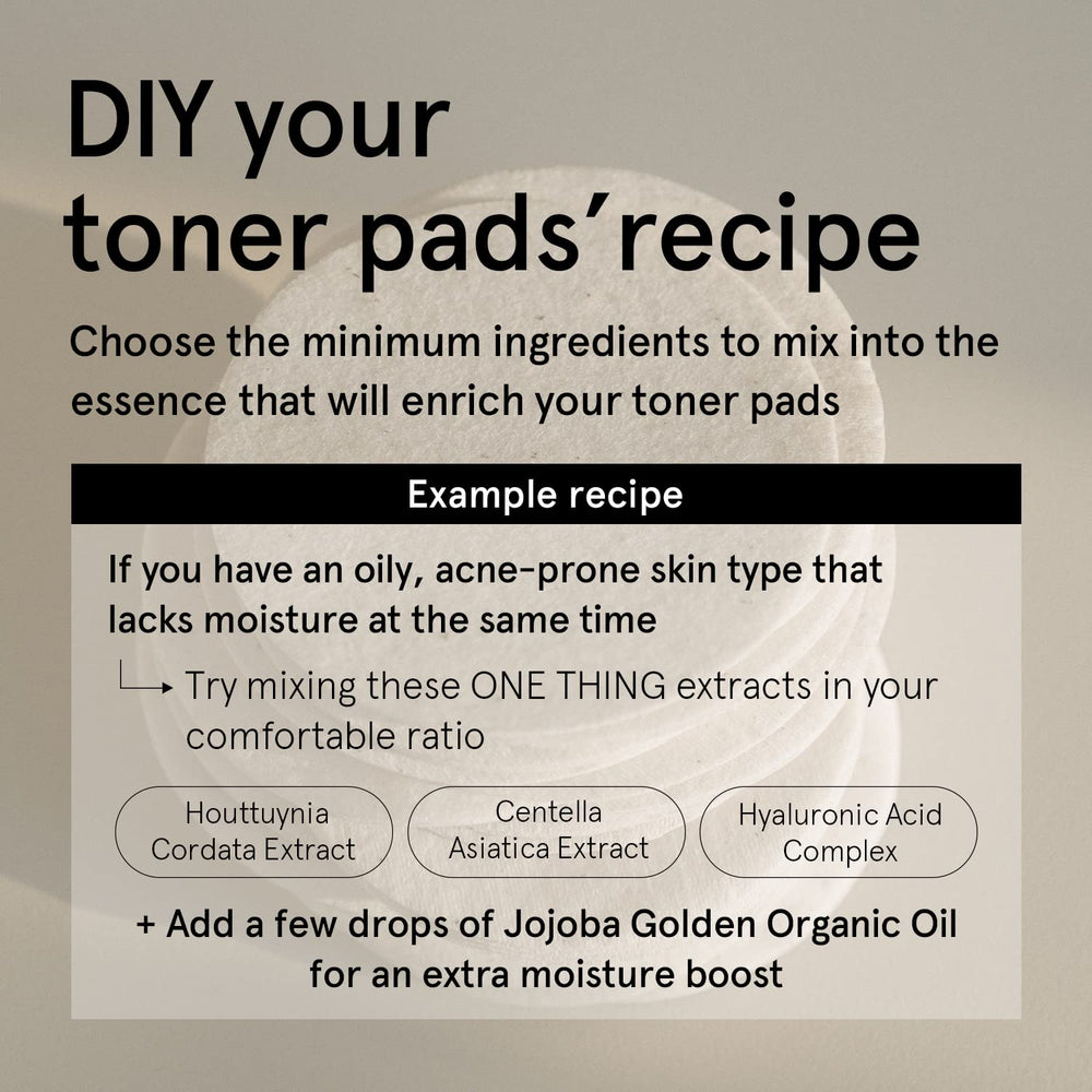 ONE THING Multi Big Pads demonstrating DIY toner diffusion with multiple extracts.