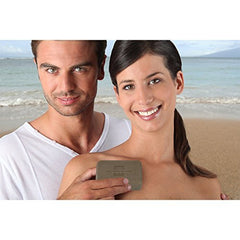 One With Nature Dead Sea Mineral Mud Soap Bar lathering demonstrates cleansing with shea butter and argan oil.