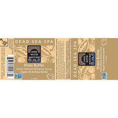 One With Nature Dead Sea minerals closeup emphasizing mineral-rich cleansing for balanced skin