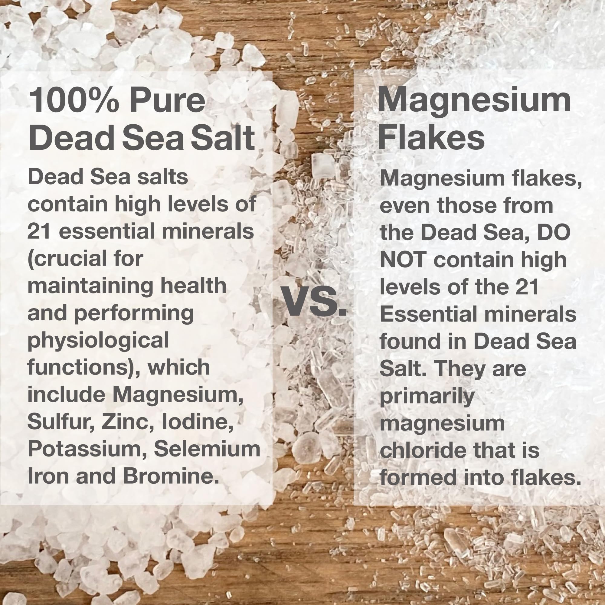 One With Nature Dead Sea Salt foot-soak focus enabling soothing, mineral-rich pampering.