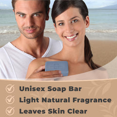 One With Nature Dead Sea Salt Lavender Soap ingredients with minerals and nourishing oils.