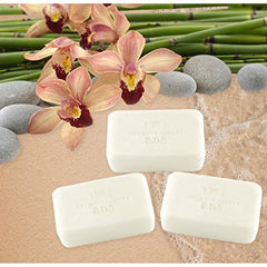 One With Nature Dead Sea Salt Soap 3-pack wrapped gift-ready packaging.