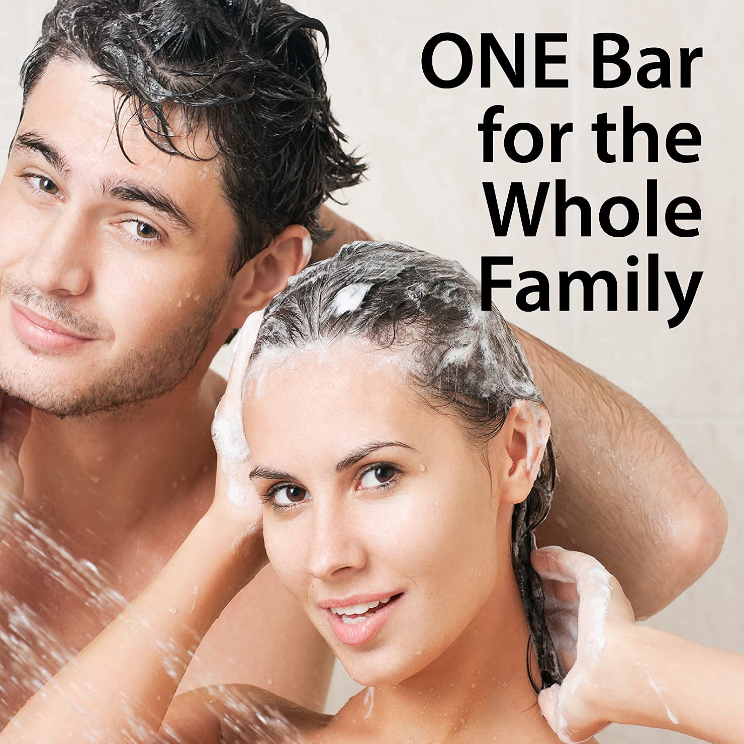 One With Nature sandalwood bar for body and hair: versatile cleansing routine.
