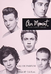 One Direction Our Moment bottle-side reveals sleek packaging ideal for gifting or personal indulgence.