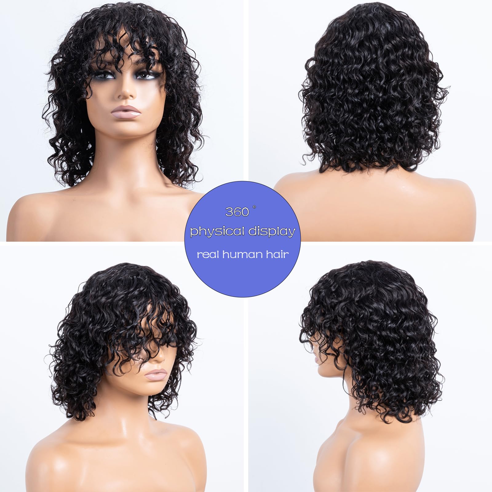 OnePart natural black shade wig at 12 inches for everyday versatility