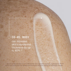 OneSkin BODY OS-01 fragrance-free label highlights gentle skincare