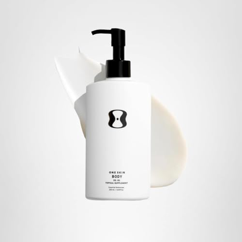 OneSkin fragrance-free packaging reinforces safe-skin messaging and product purity.