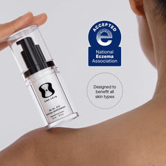 oneskin EYE OS-01 refill applied around the eye for smoother-feeling skin.