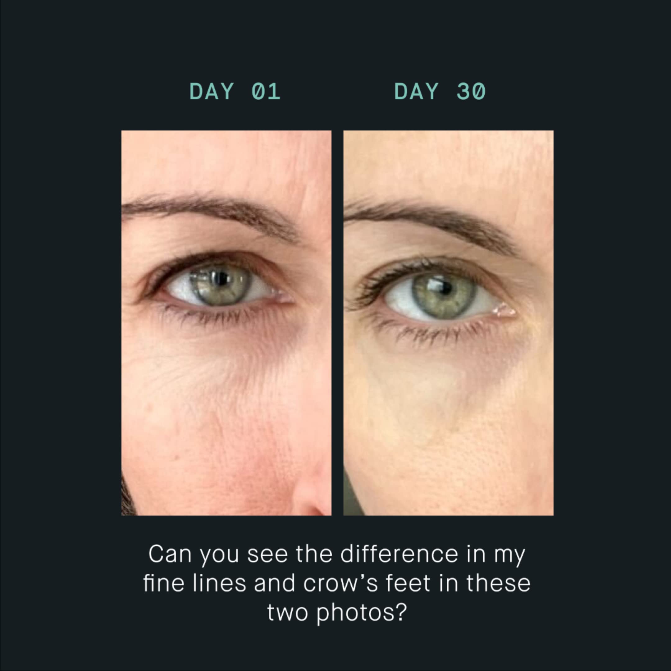 oneskin EYE OS-01 refill creamy texture swatch ready for gentle eye-area use.