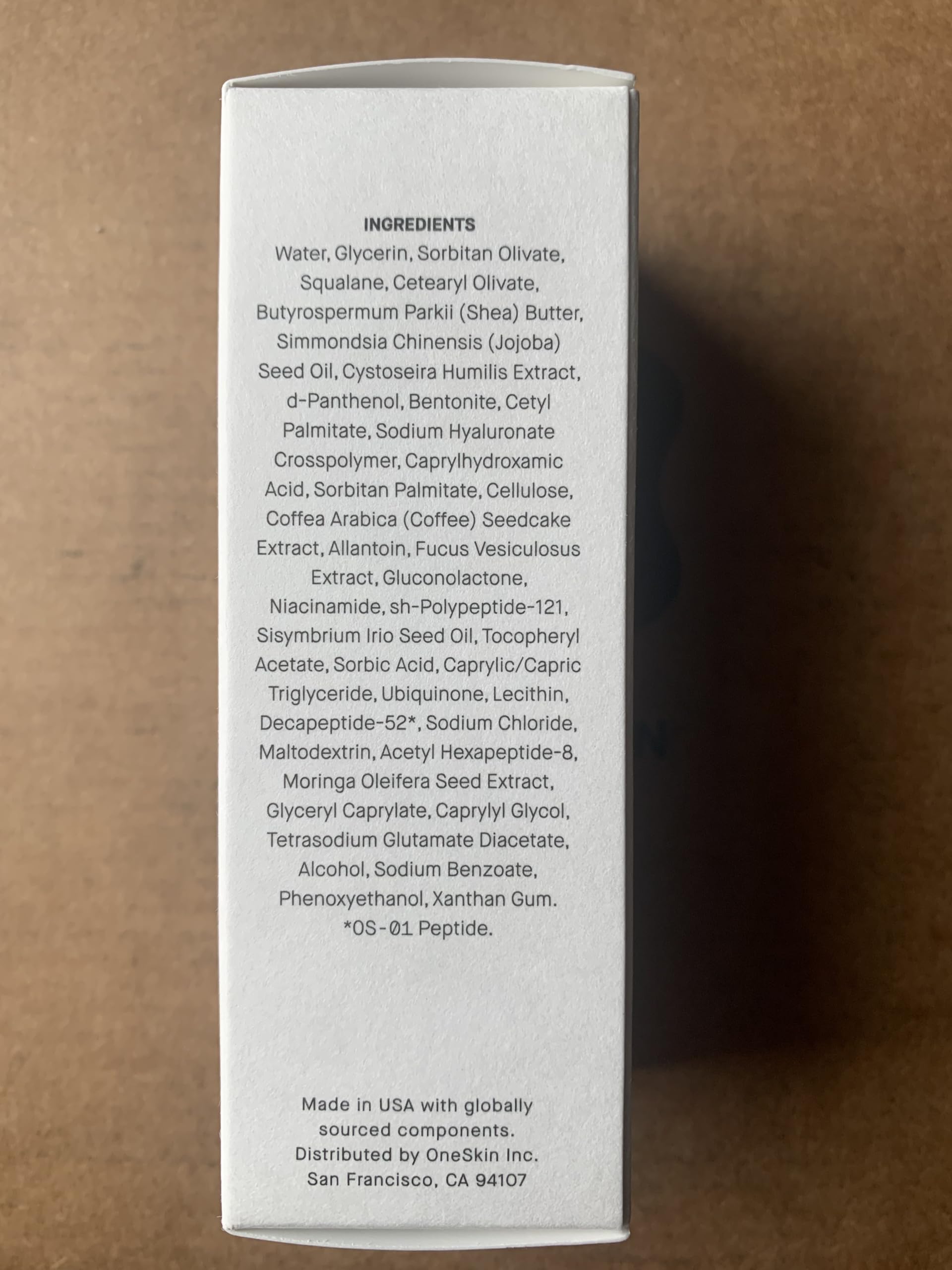 oneskin EYE OS-01 refill product on a clean surface with clear labeling for reference.