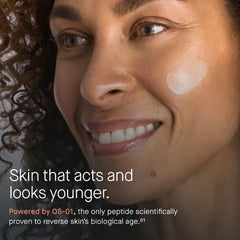Applying OS-01 Face with pumps for daily hydration