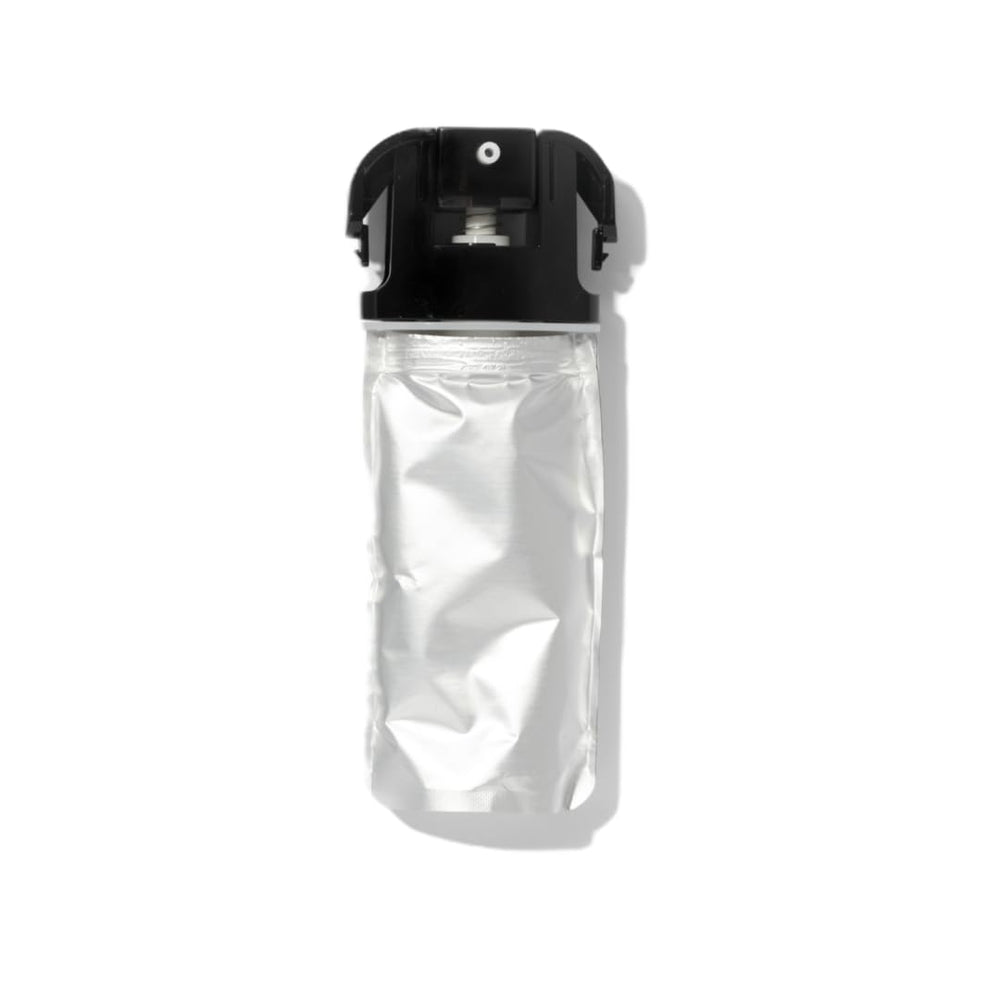OneSkin OS-01 Face refill pump close-up showing sustainable bottle compatibility