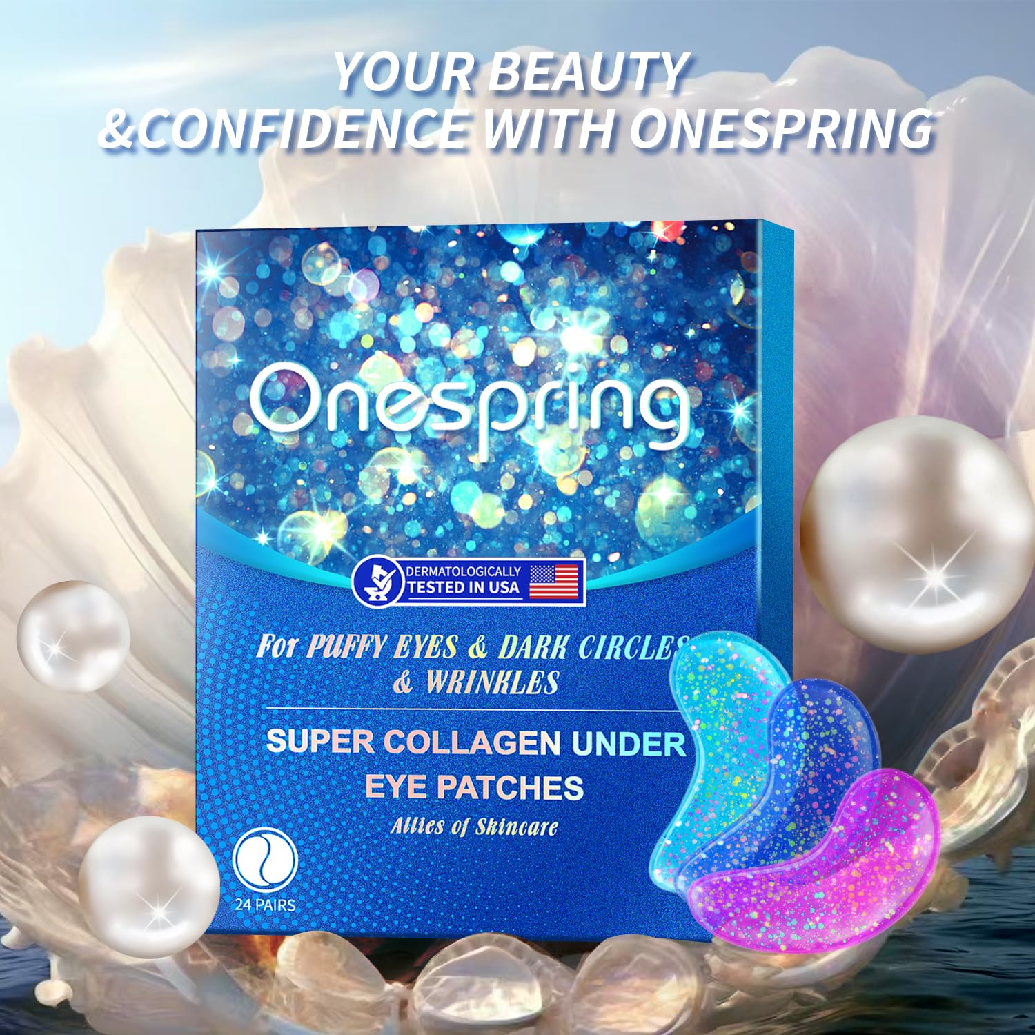 Onespring Eye Gel Pads gift-ready packaging suitable for gifting