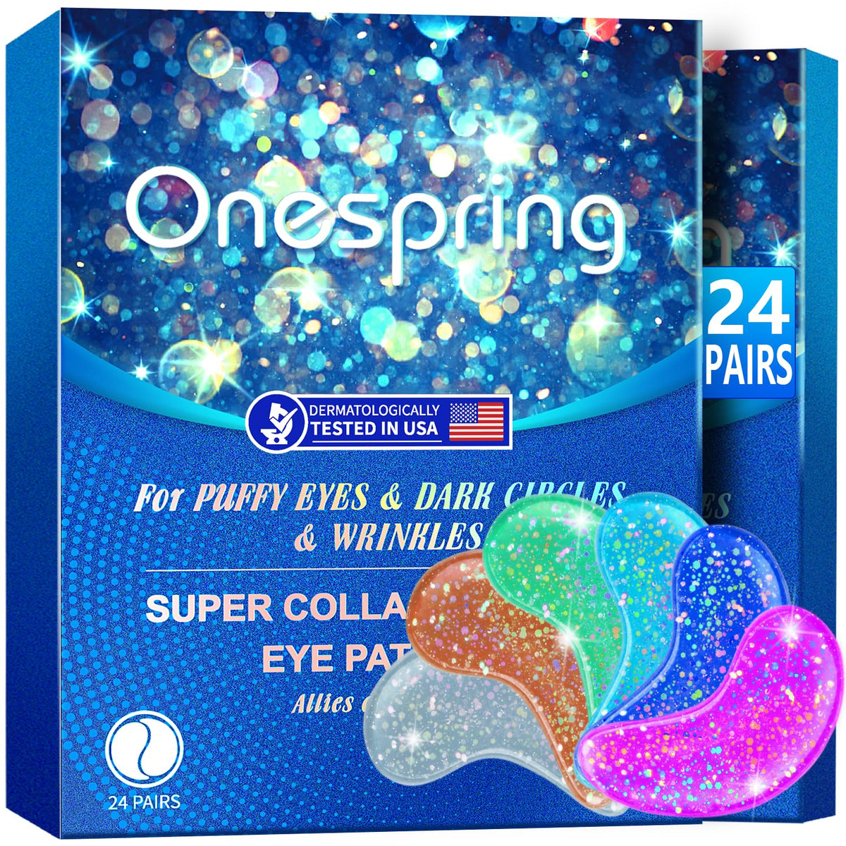 Onespring eye gel pads packaging bundle for easy storage and gifting