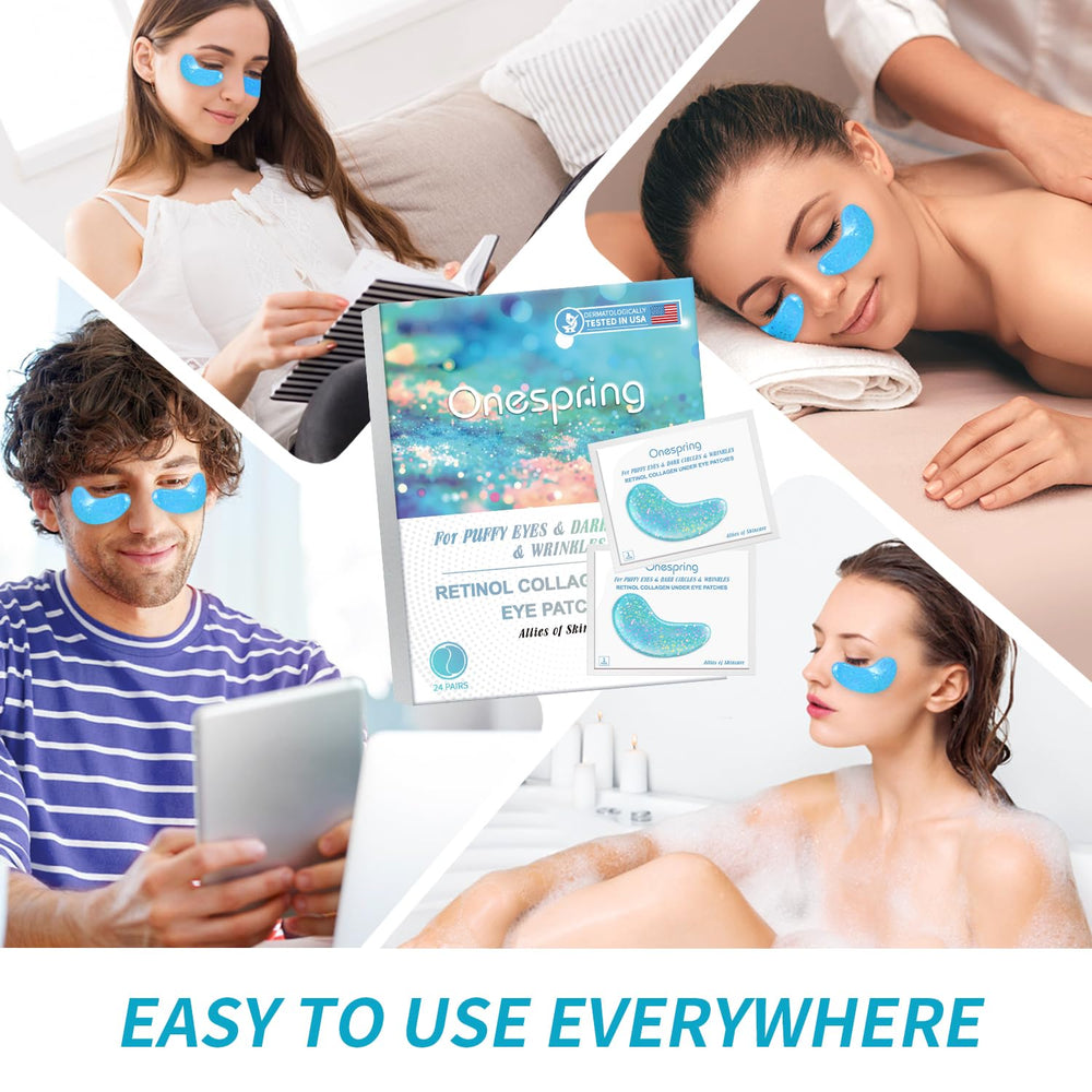 Onespring eye masks night-time routine transforms tired eyes into rested-looking skin.