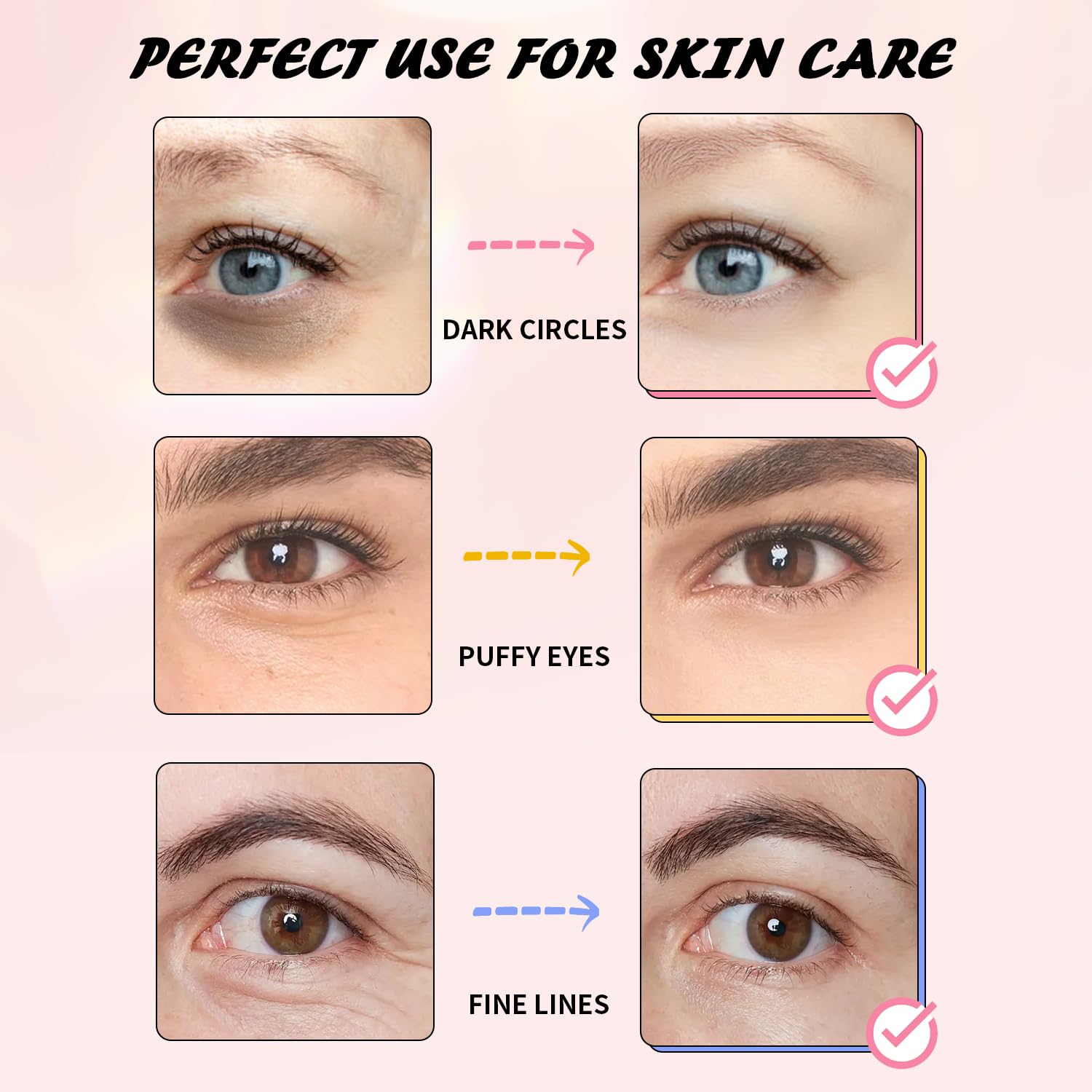 Onespring eye masks retinol patches for smoother under-eye skin.