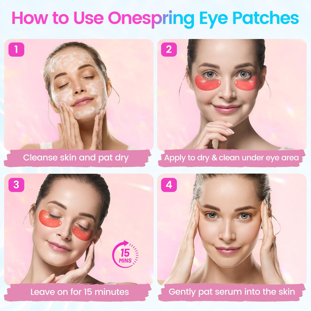 Onespring eye patch enables on-the-go use for quick brightening during busy mornings.