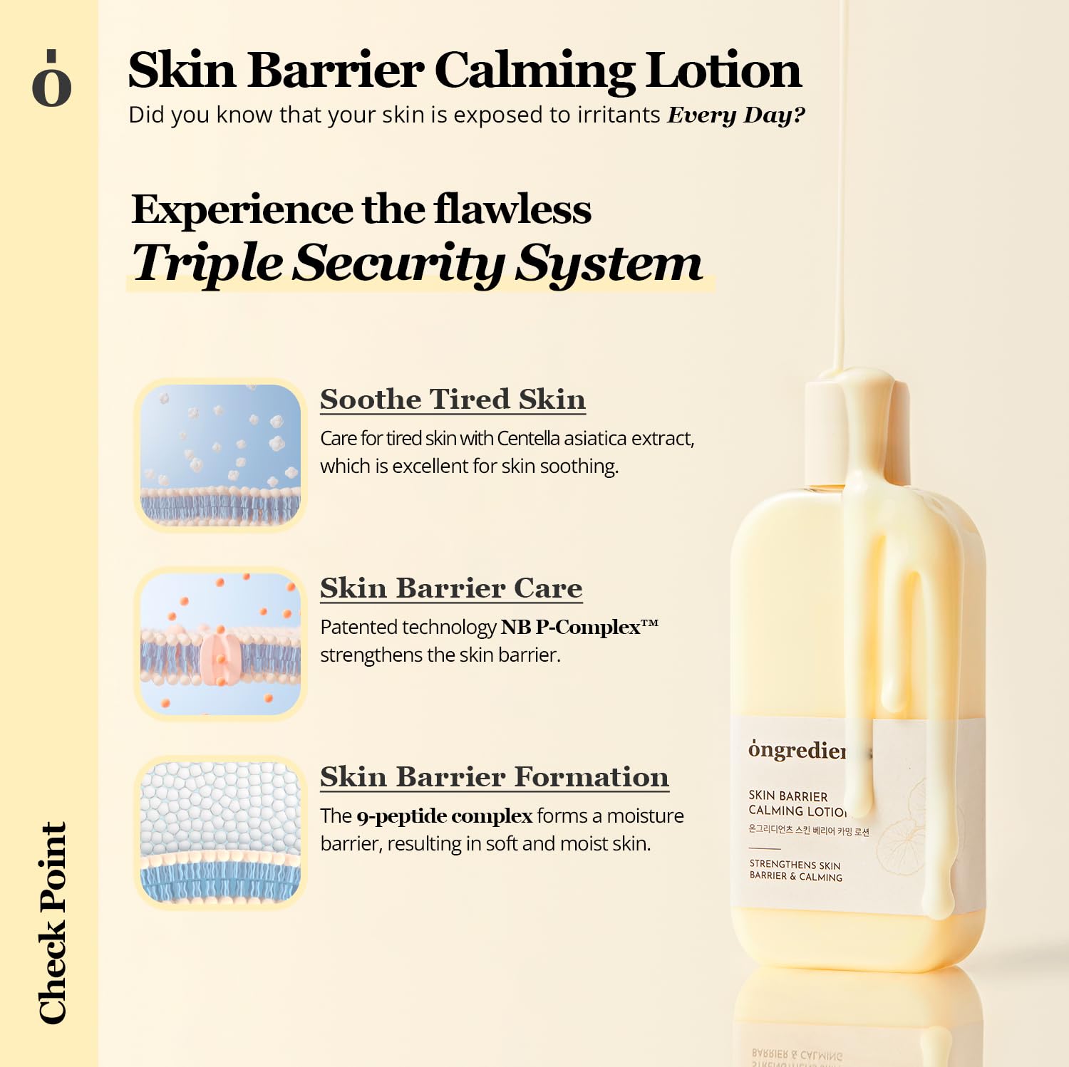ONGREDIENTS Centella Asiatica extract illustration emphasizing calming skin-soothing routine