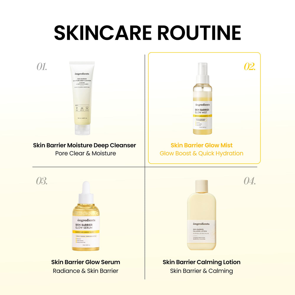 ONGREDIENTS Vegan cruelty-free Korean skincare seal on packaging for ethical care.