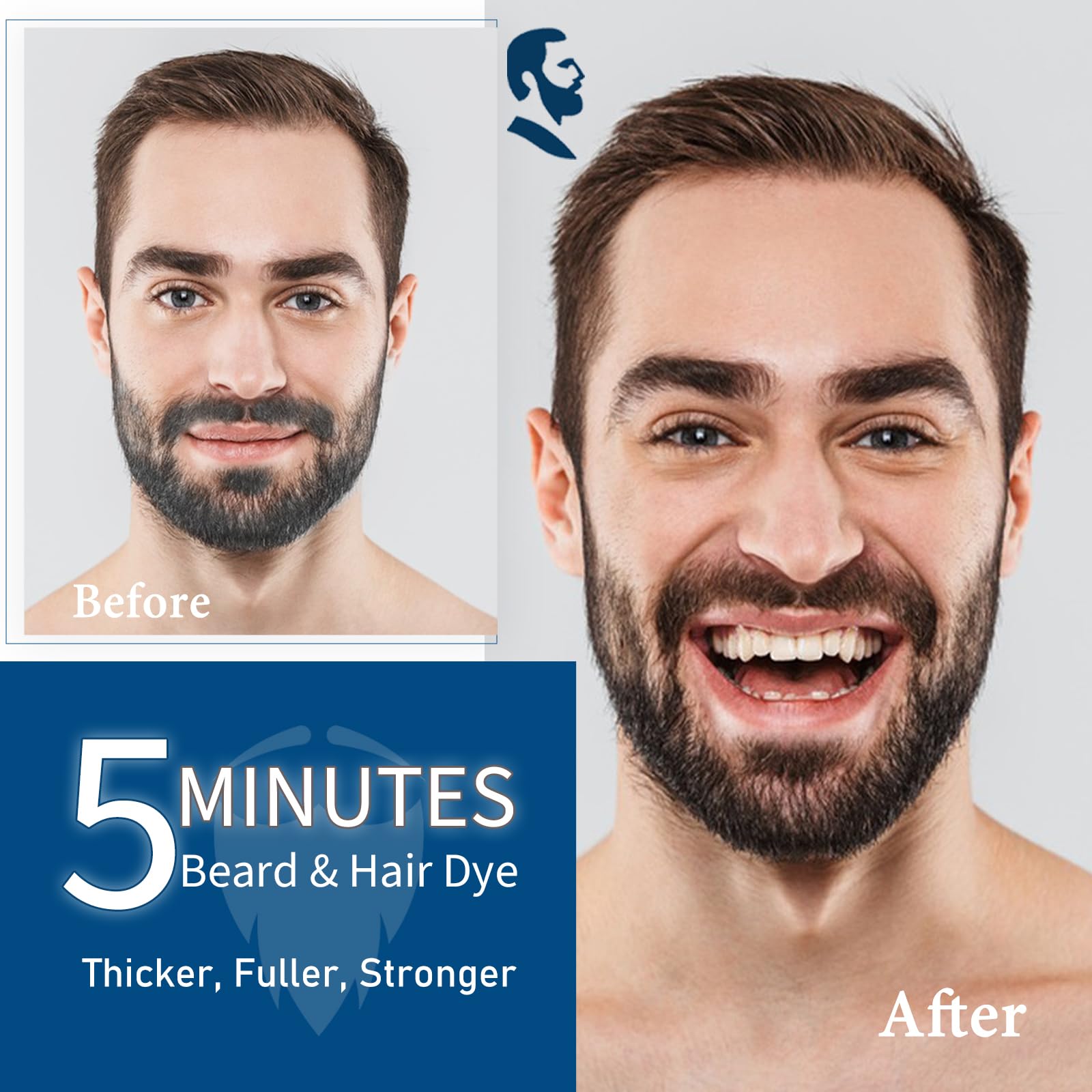 Onilyua beard dye shampoo lather demonstrates cleansing and conditioning for softer facial hair