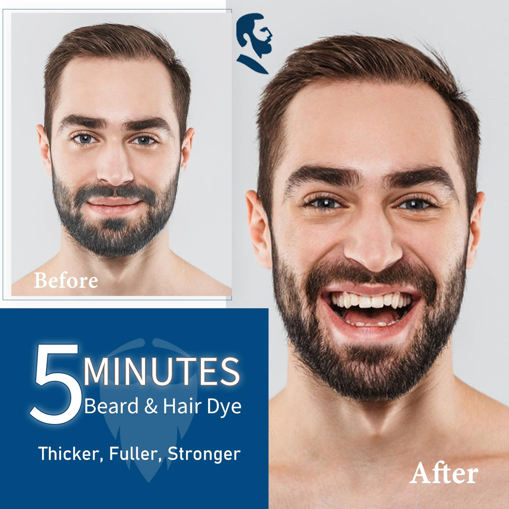 Onilyua beard dye shampoo lather demonstrates cleansing and conditioning for softer facial hair