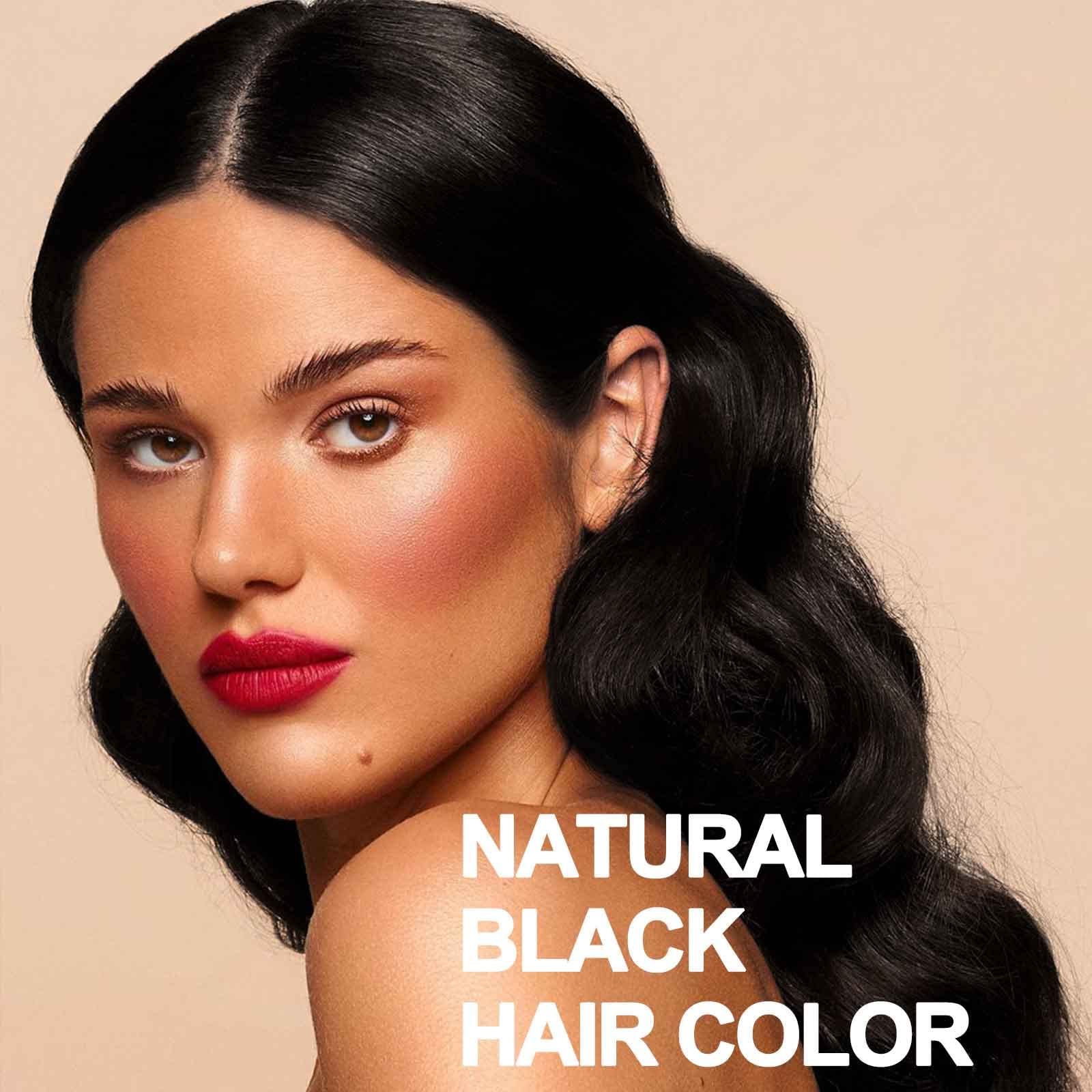 Onilyua color development close-up reveals natural black shade