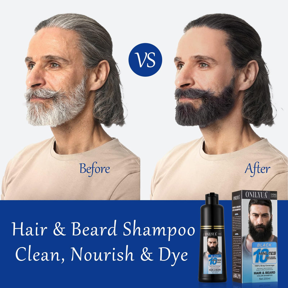 Onilyua beard dye gloves pack enables clean, mess-free at-home application.
