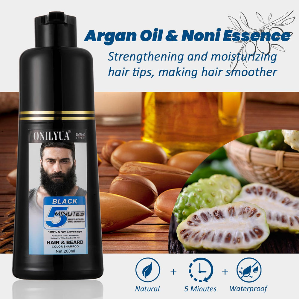 Onilyua natural-dark-beard-color hints at deeper, richer beard tone